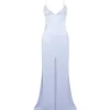 TRIANGLE BRA EMBROIDERY GOWN