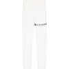 WIDE LEG BOUCLE TROUSERS WITH GARTER
