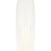WIDE TAILORED TROUSERS IN WHITE