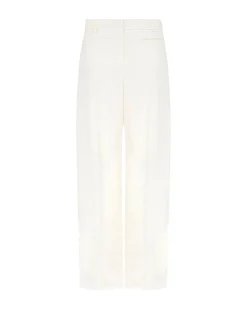 WIDE TAILORED TROUSERS IN WHITE