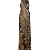 ZEBRA PRINTED MAXI MESH DRESS