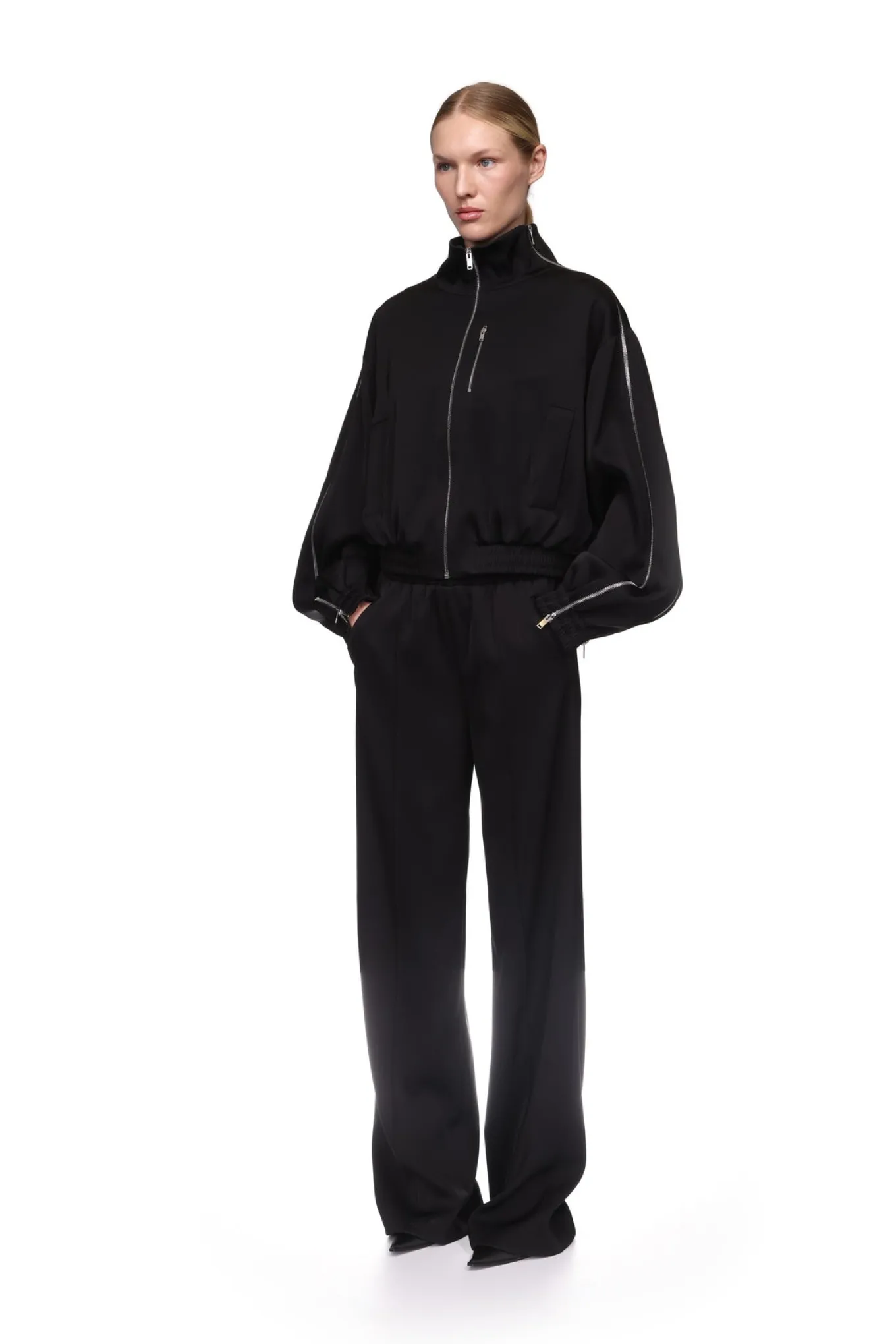ZIP DETAIL TRACK JACKET