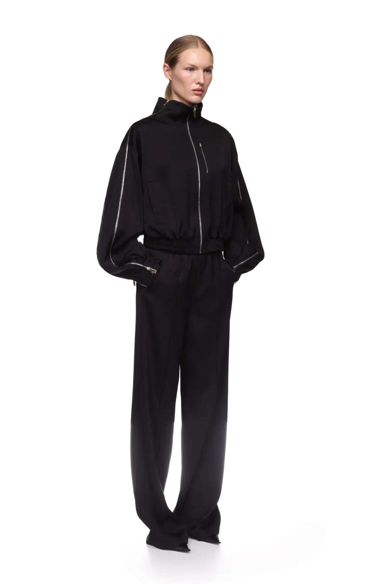 ZIP DETAIL TRACK JACKET
